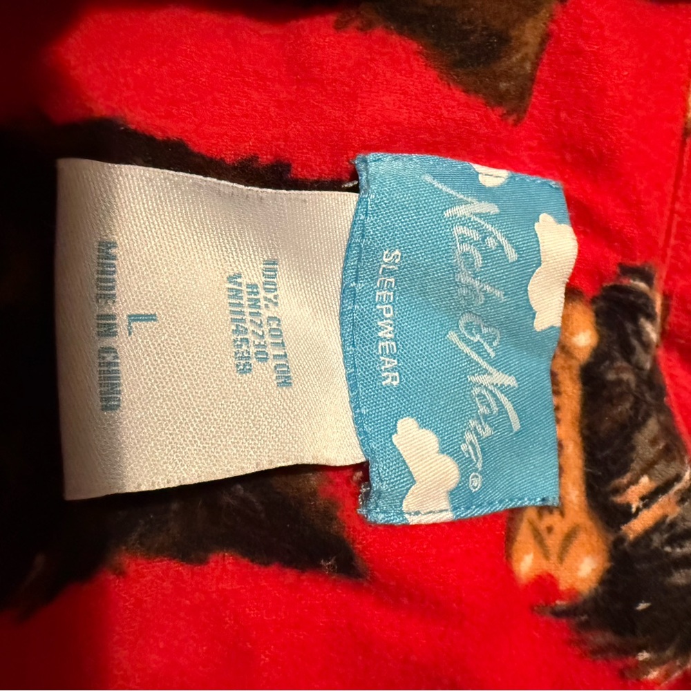 Ladies Cozy Dog Print Flannel Pajamas - Picture 6 of 6